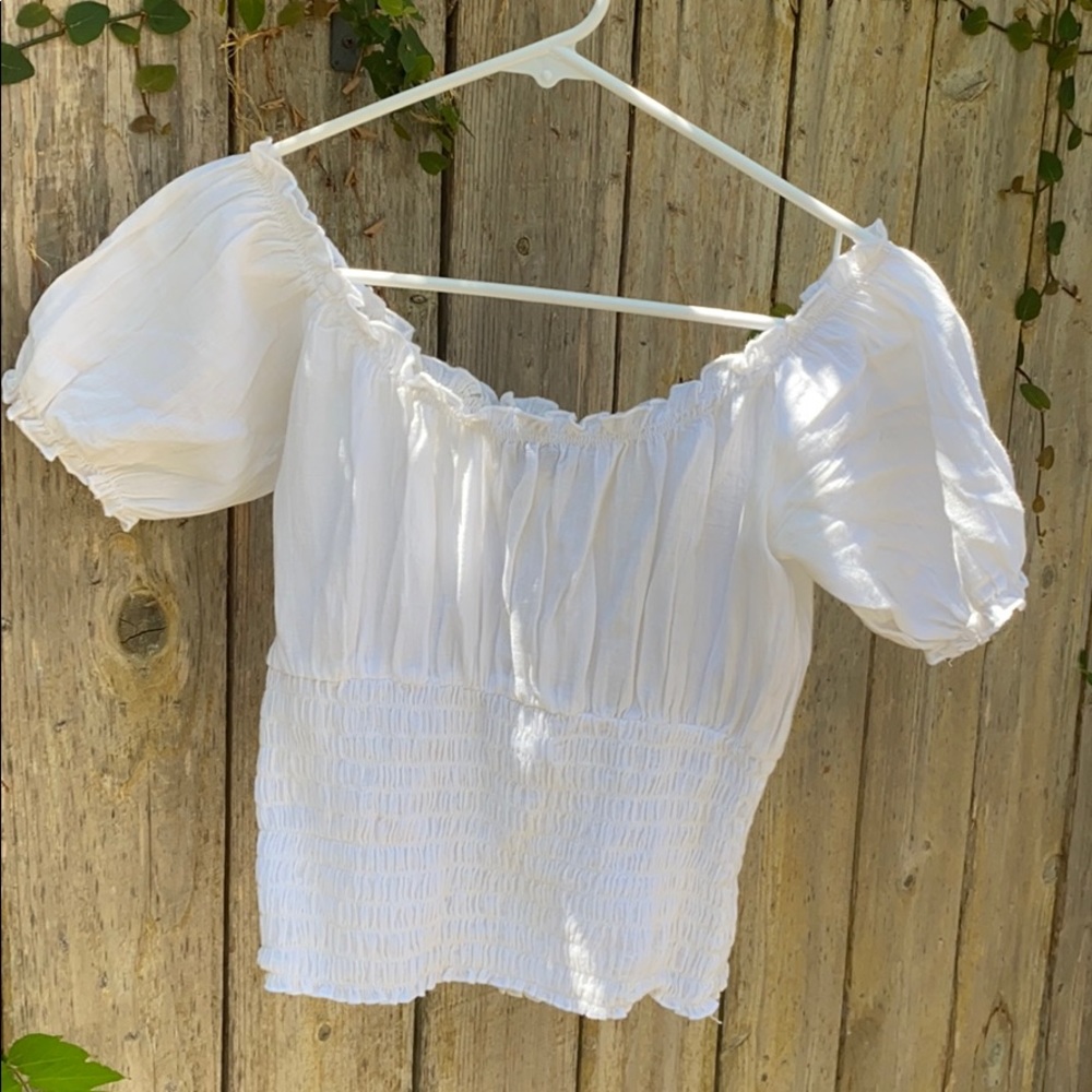 Delicate white top